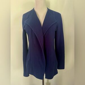[Talbots] Navy Blue Drape Open Front Cardigan Sz: SP